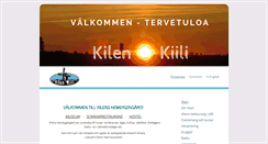 Desktop Screenshot of kilen.fi